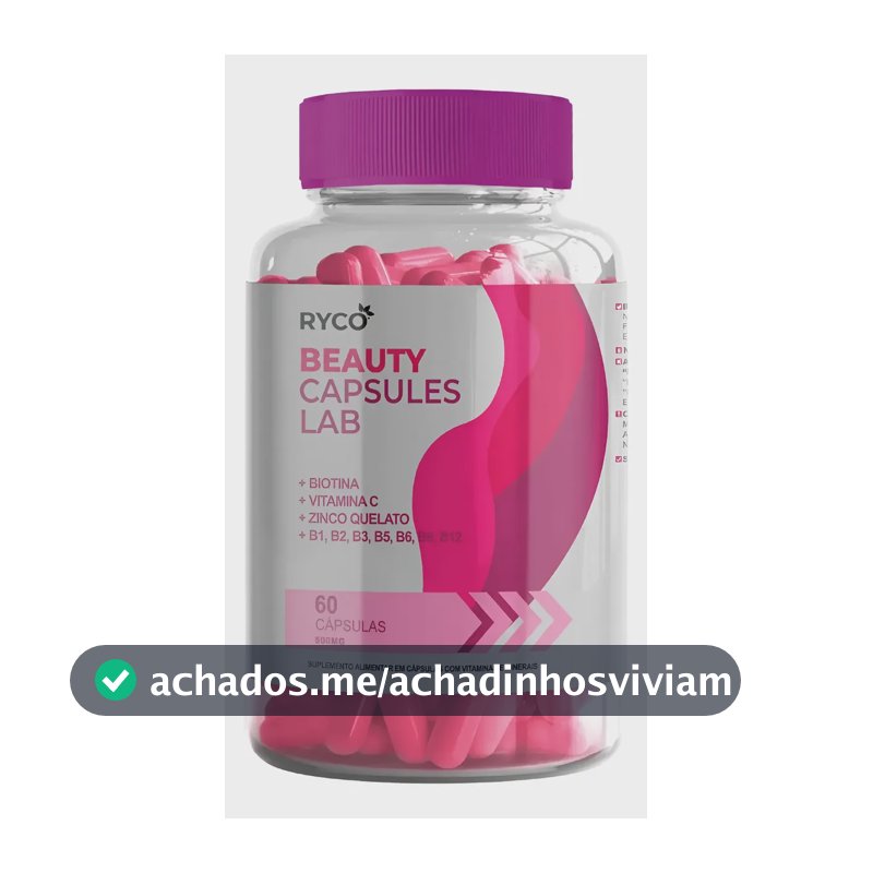 Biotina C/ B1 B2 B6 B12 Vitamina C Zinco Formula Pura 500mg Sem Sabor