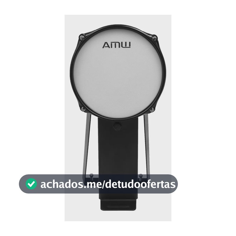 Amw Pad Bumbo Bateria Eletrônica 8 All Mesh Com Suporte !