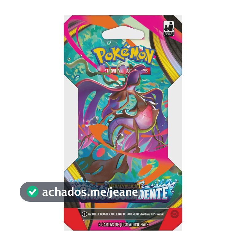 Blister Unitário Pokémon Copag Me04 Caos Ascendente Me04 Português