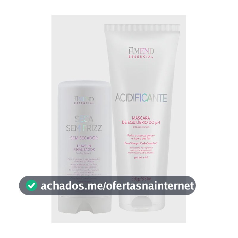 Kit Amend Acidificante Equilíbrio e Leave-in Antifrizz