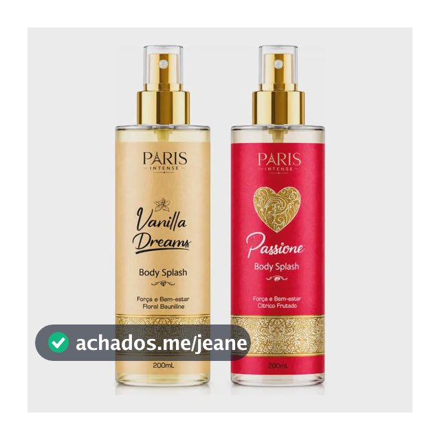 Kit 2 Body Splash Da Virginia Fonseca 200ml Perfume Feminino