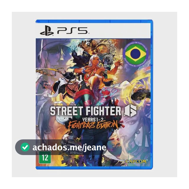 Street Fighter 6 Years 1-2 Fighters Ps5 Original Lacrado