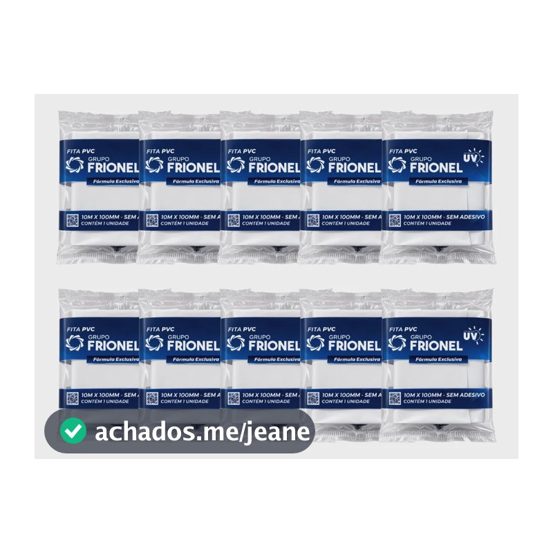 Kit 10 Fitas De Pvc Branca Para Ar-condicionado Refrigeração