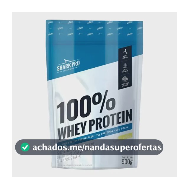 Whey Shark Pro Proteina Do Soro Do Leite Muscular Nf Sabor Leitinho