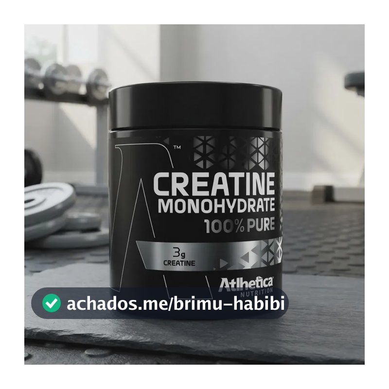 Creatina Atlhetica Nutrition 100% Pure em pó Sem sabor x 300g