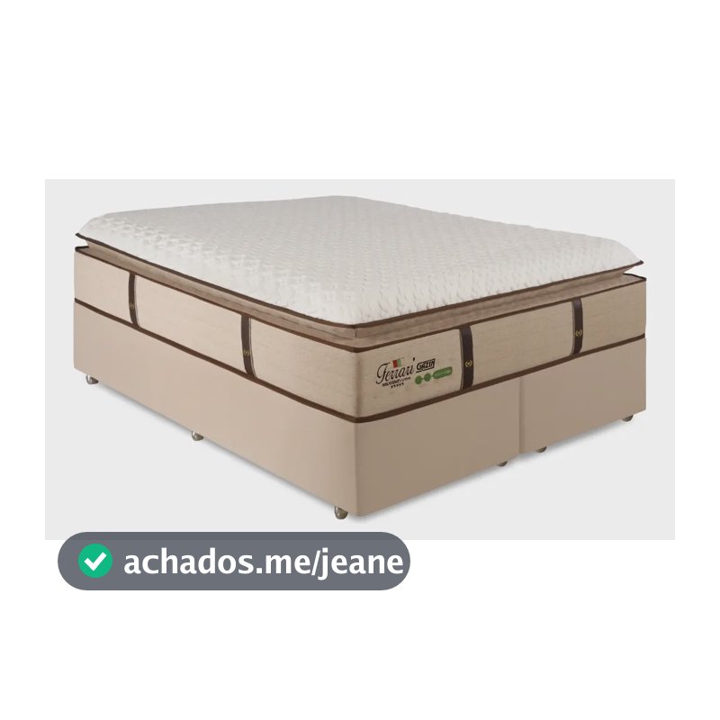 Cama Box Queen Gazin 158x198 Ferrari Premium Molas Ensacadas Branco