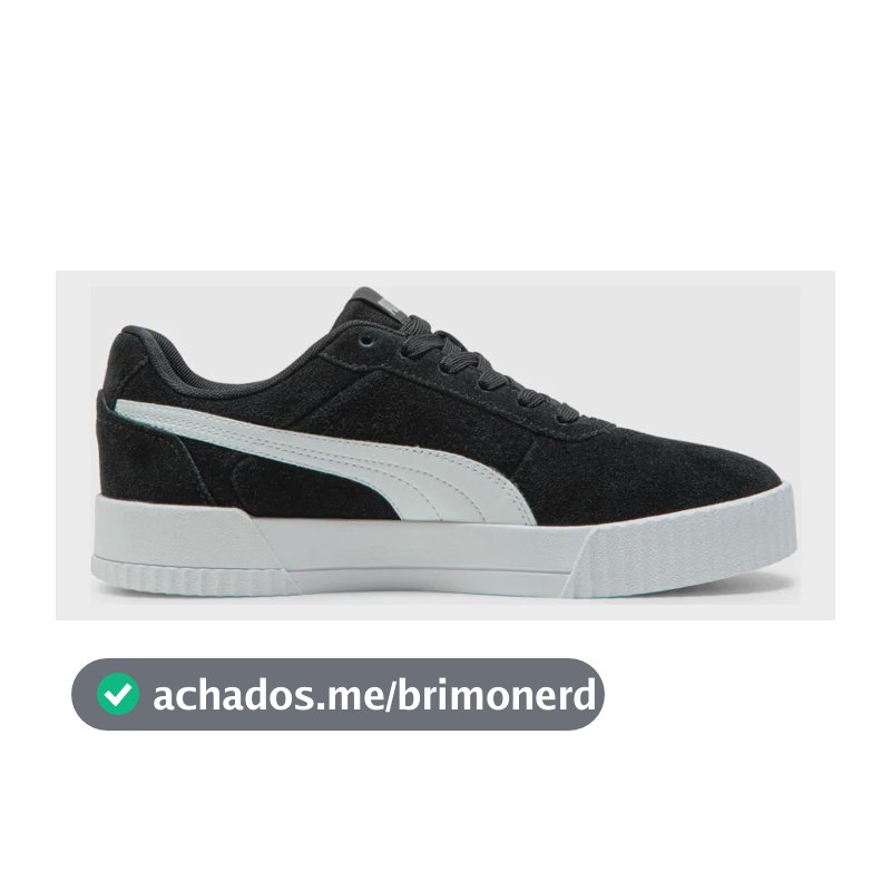 Tênis Feminino Carina Bdp Puma Preto Lisa 39 Br