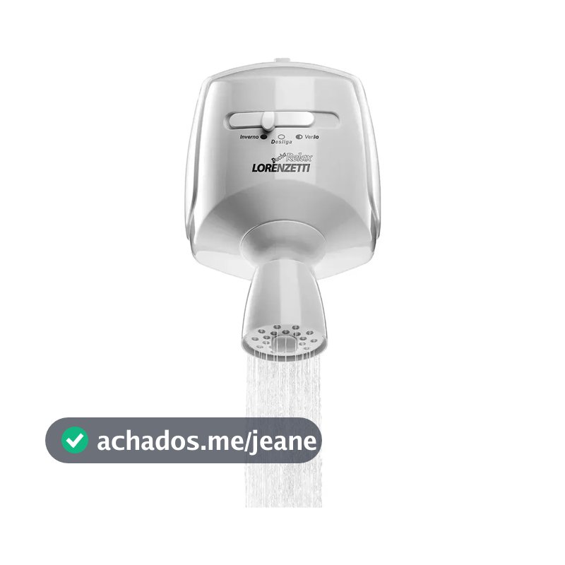Ducha Relax Ultra Branca 5500w Lorenzetti