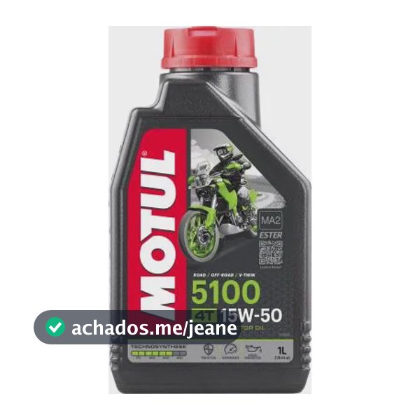 Óleo Para Motor De Moto Motul 5100 15w-50 4t 1l