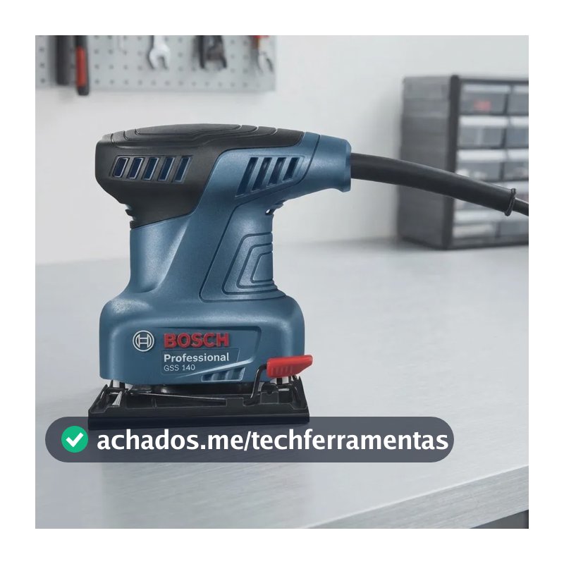 Lixadeira profissional orbital Bosch Professional GSS 140 azul