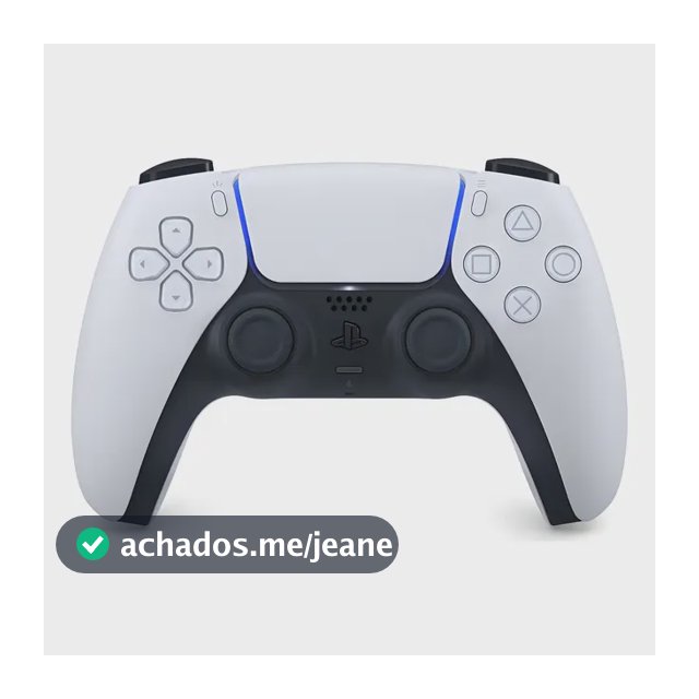 Controle Joystick Sem Fio Sony Playstation Dualsense Branco Branco