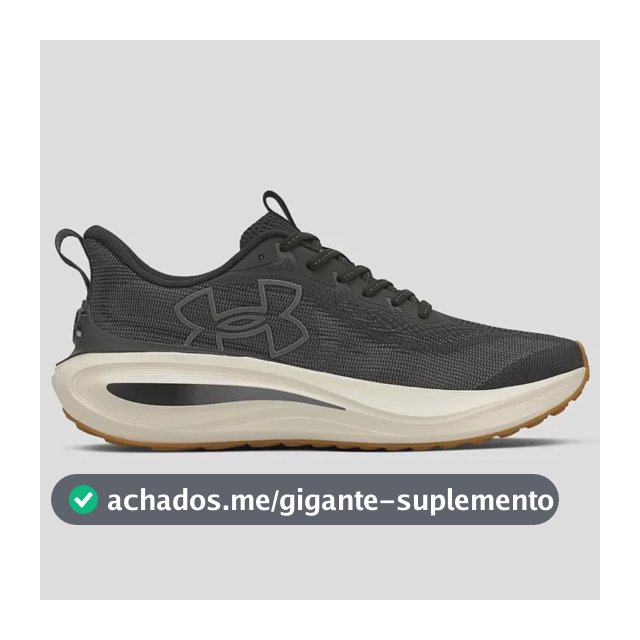 Tênis Masculino Charged Skyline 5 Under Armour Preto Liso 41 Br
