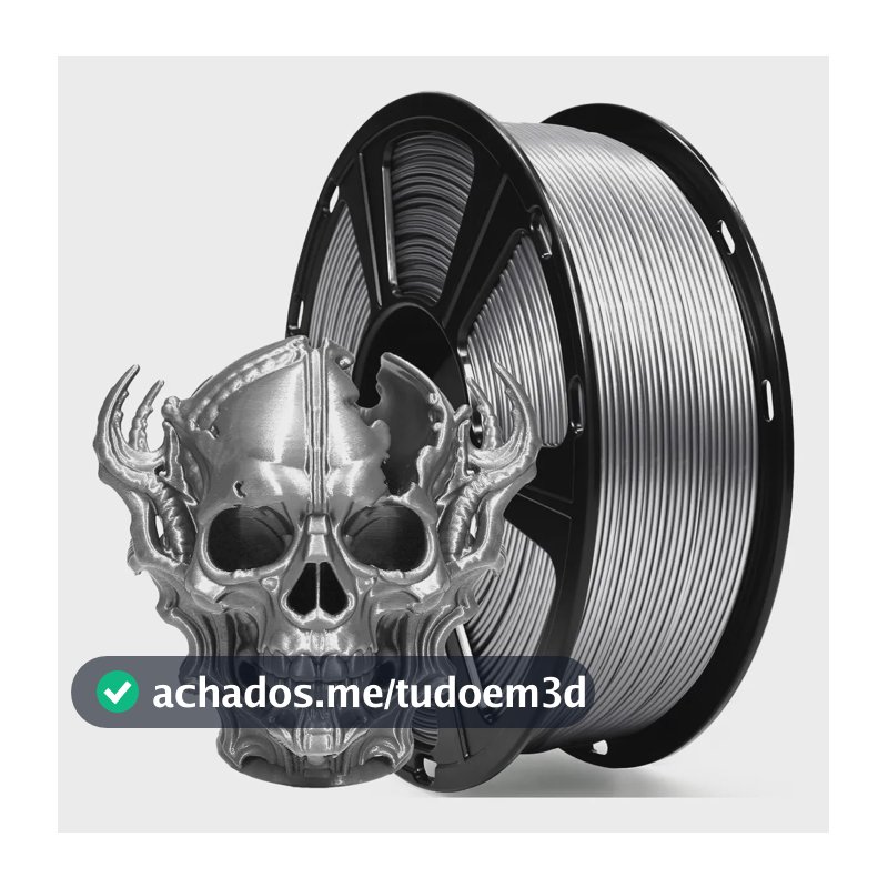 Petg Filamento De Impressora 3d Petg 1,75mm 1kg Prateado
