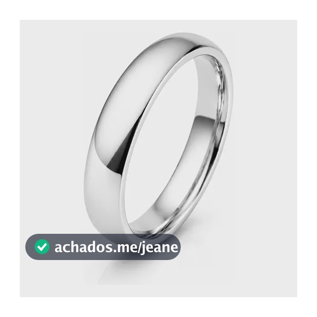 Aliança Prata Feminina Masculina Fina Namoro Compromisso 3mm