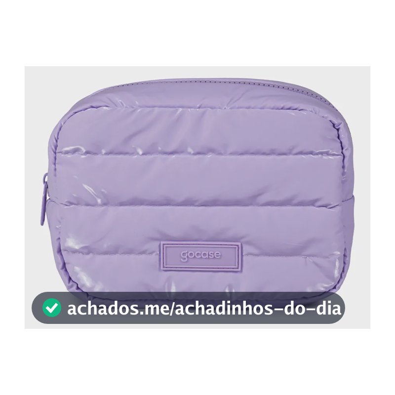 Necessaire Puffer Básica Gocase Lilás