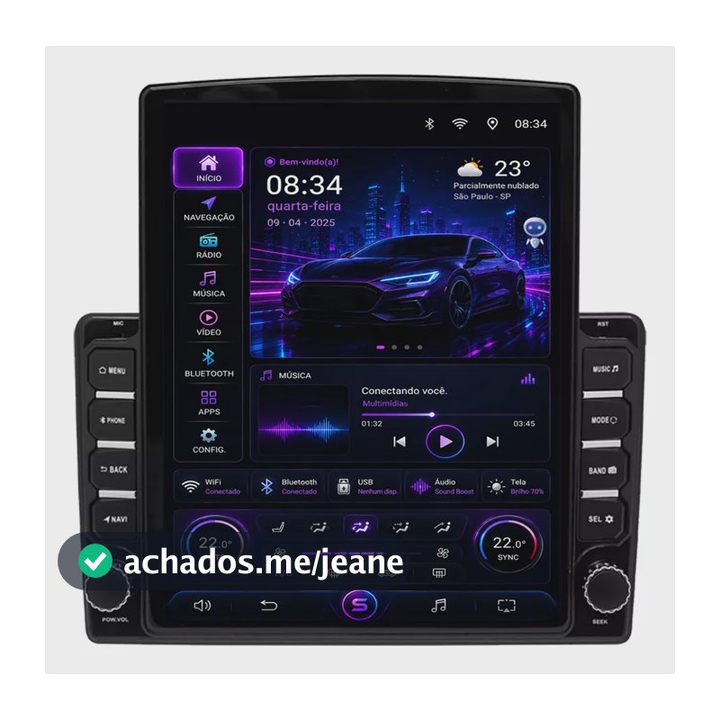 Multimidia Tesla Universal 9,7p Octacore Android 4gb 64gb 4g Preto