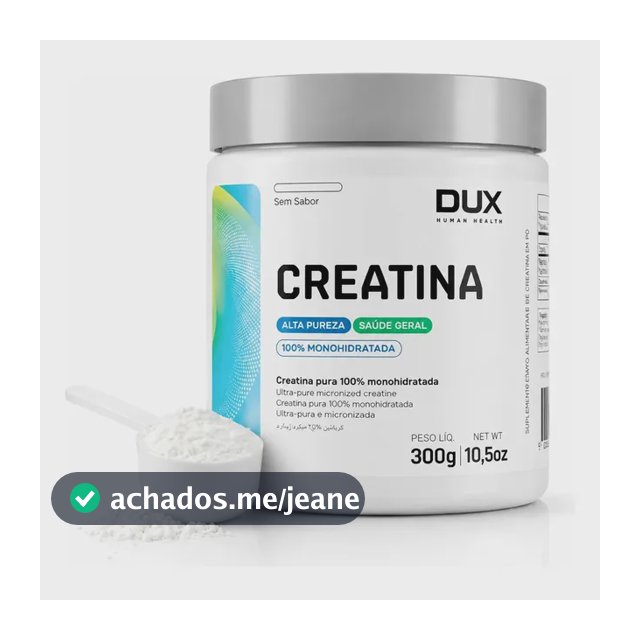 Creatina Dux Nutrition Em Pó Sem Sabor X 300g