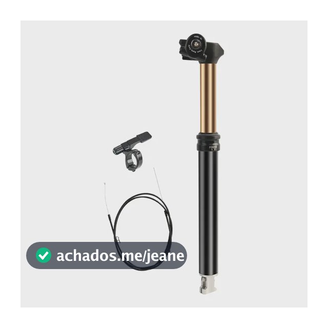 Canote Retrátil Mtb Foxsid I7 Pro Com Controle 27.2 X 355 Mm (105 Mm) - Oro Negro