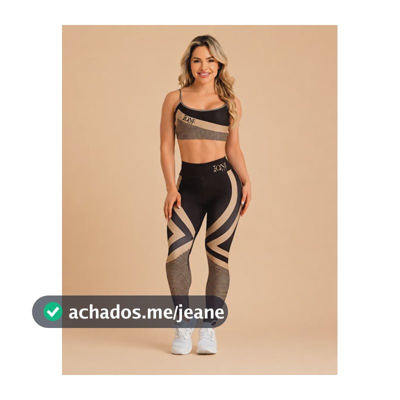 Conjunto Fitness Feminino Calça E Top - Laonefit Ipiranga Conjunto Estampado M