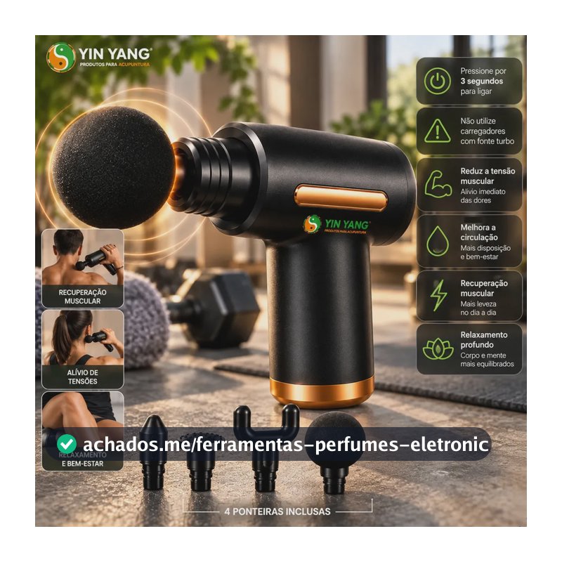 Massageador Corporal Pistola Pescoço Aquecimento Elétrico Masajeador Massageador Pês Lombar Panturrilha Mão Pescoço Cabeça Costas Coluna Pernas Ombros Cervical - Aparelho massagem Portátil Preto