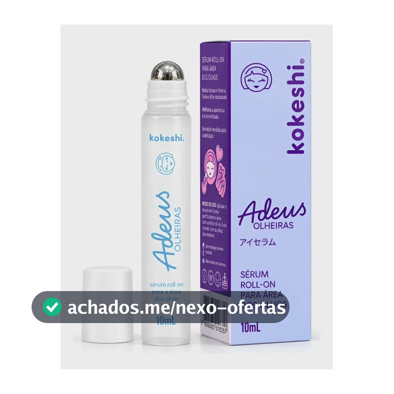 Sérum Roll-on Para Olheiras Adeus Olheiras Kokeshi Coreano Todo Tipo De Pele Dia/noite