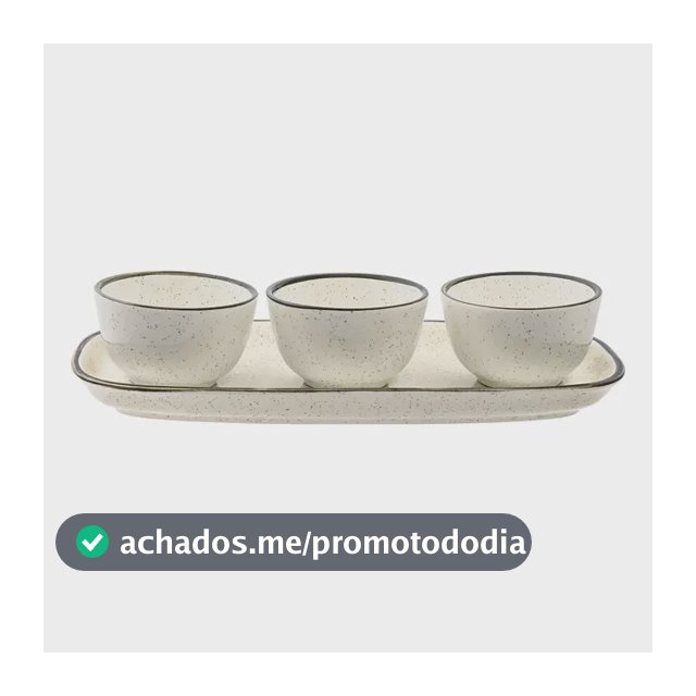 Conjunto Para Servir 4 Peças Brisa Unni Oxford