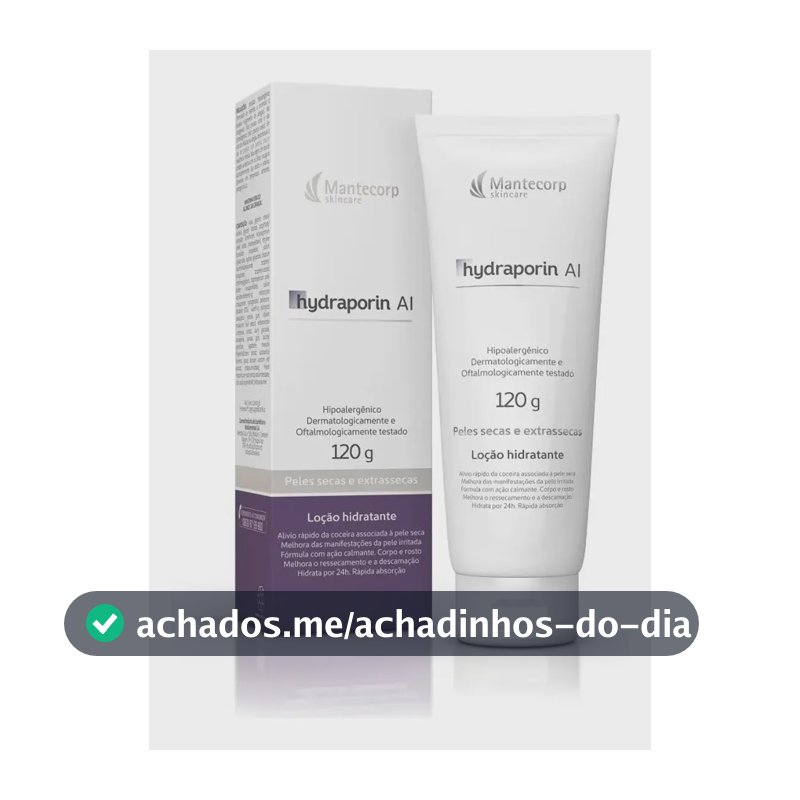 Mantecorp Hydraporin Al - Loção Hidratante Corporal 120ml