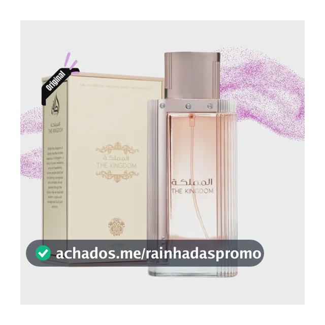 Perfume Árabe Feminino The Kingdom Lattafa 100ml Original Nf