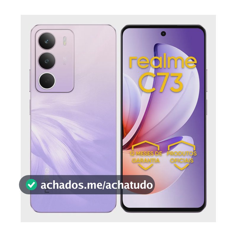 Celular Smartphone Realme C73 256gb 8gb Ram Dual Sim 120hz 6 Ah Violeta