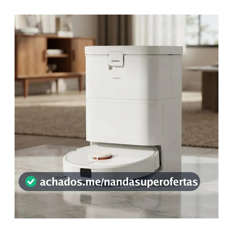 Aspirador Robô Xiaomi Robot Vacuum H50 com Mapeamento Inteligente e Wi-Fi
