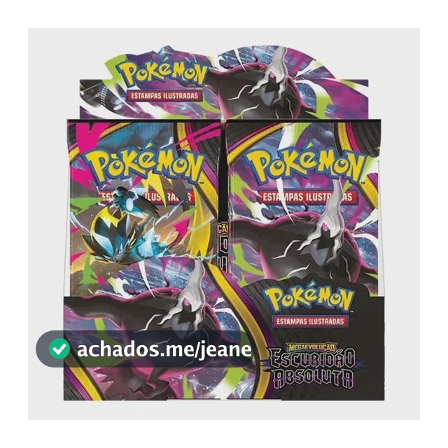 Pokémon Booster Box Escuridão Absoluta Darkrai Português