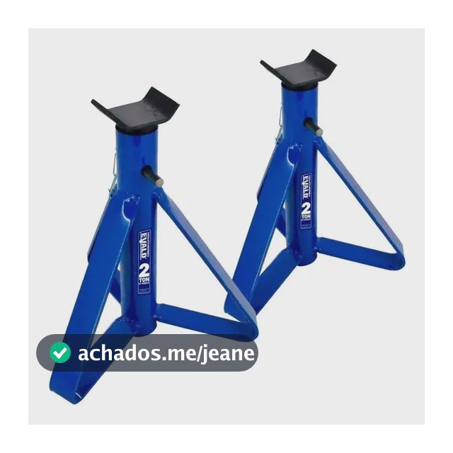 Kit 2 Cavaletes Mecânicos Automotivo Carro Até 2 Ton. Evald
