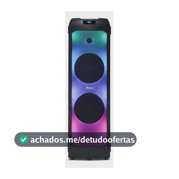 Caixa de som Philco Pcx22000 Com Bluetooth Preto