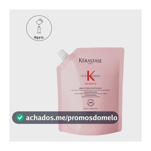 Recarregar Shampoo Hidrafortificante Bain 500ml Kerastase