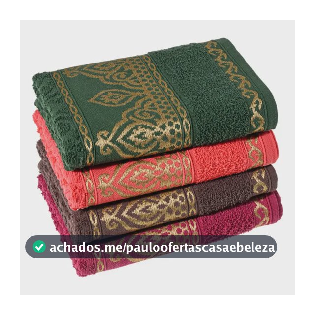 Kit 4 Toalha Rosto Algodão 330g/m2 Luxo Laune Haus Cores Sortidas