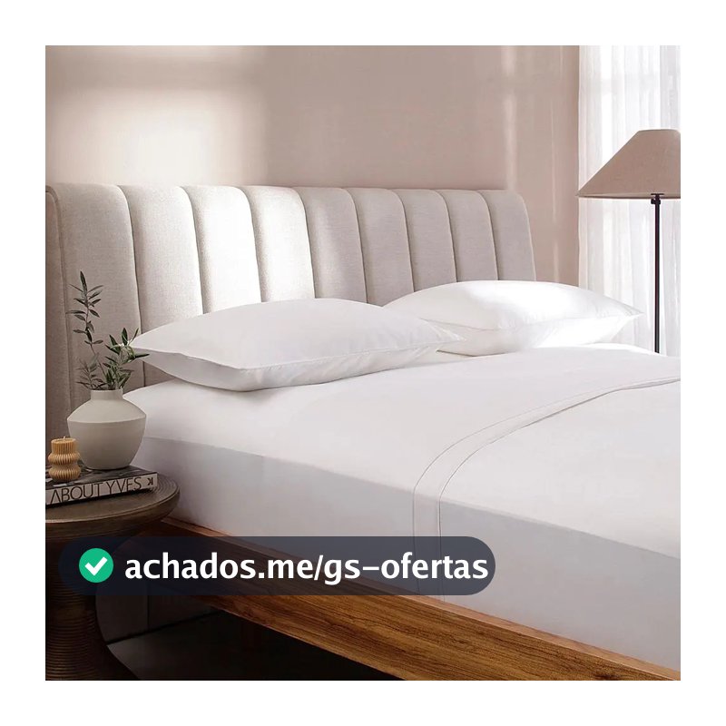 Jogo De Cama Super King Buddemeyer Cotton Essential Cor Branco