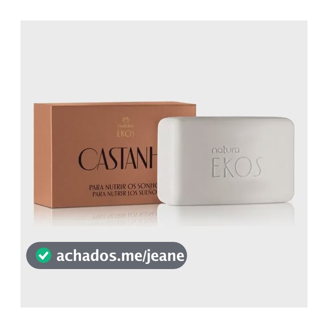 Sabão em barra Natura Ekos de 100 g
