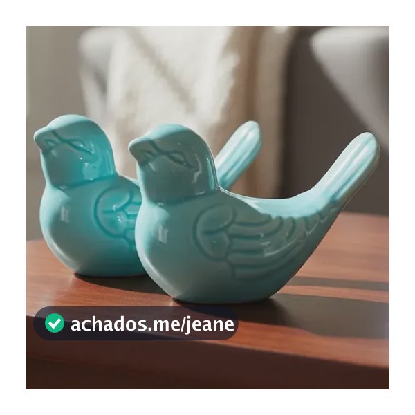 Kit Casal Passarinho Porcelana Cores Candy Casamento Batismo