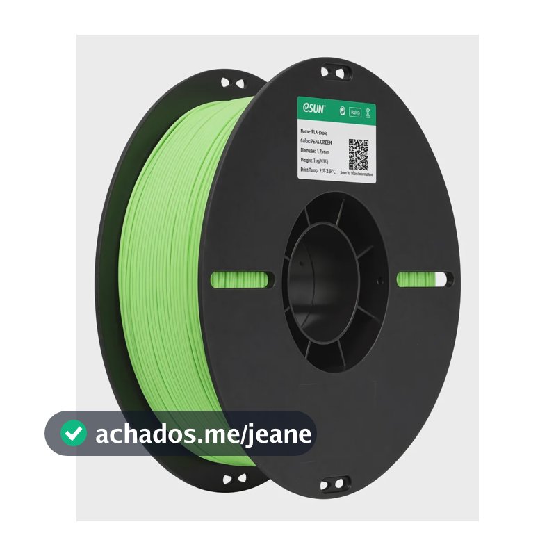 Filamento Pla Basic Esun 1kg Para Impressora 3d Verde Grama