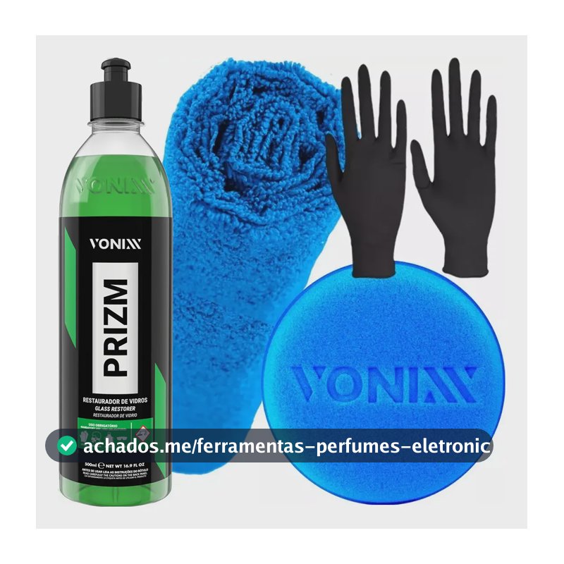 Vonixx Prizm Removedor de Chuva Acida Mancha Vidros Restaurador de Vidros