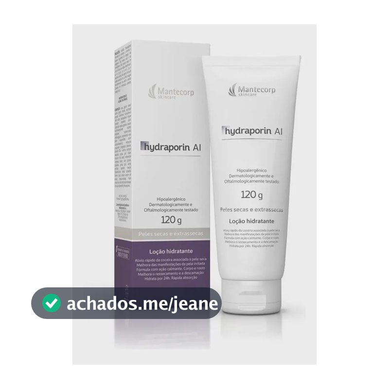 Mantecorp Hydraporin Al - Loção Hidratante Corporal 120ml