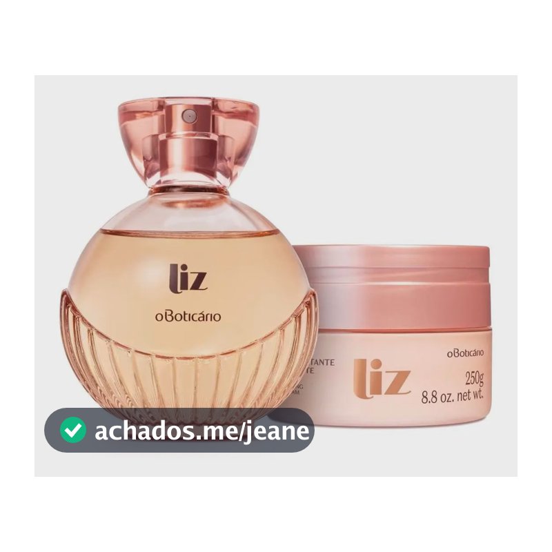 Oboticario Kit Liz Colônia + Loção Hidratante Corporal