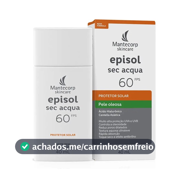 Mantecorp Episol Sec Acqua Protetor Solar Fps 60 40ml