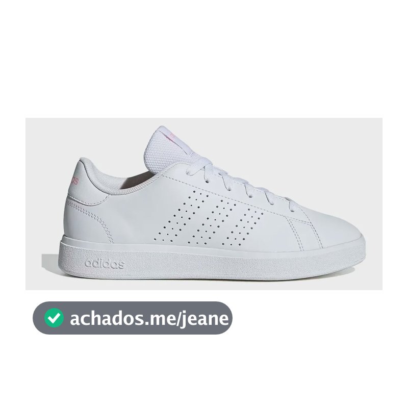 Tênis adidas Advantage Base 2.0 Feminino Leve Confortável Branco Liso 38 Br