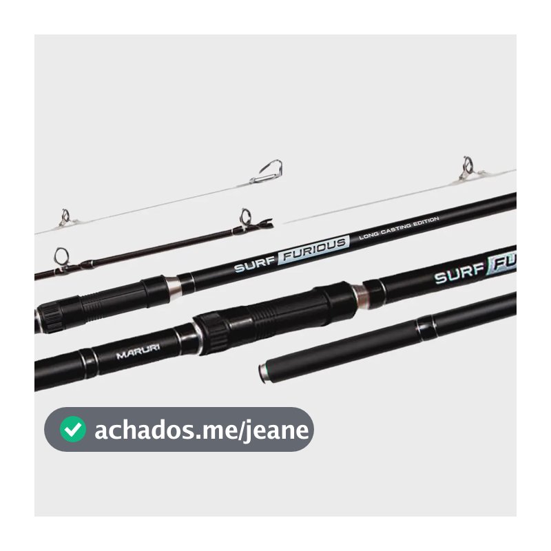 Vara Para Molinete Surf Furious S-1303mh 3,90m 40-60lbs 3 Partes - Maruri