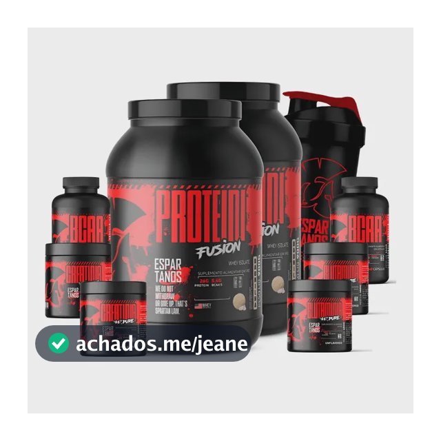 Kit 2x Whey Fusion + 2x Bcaa + 2x Crea + 2x Gluta + Copo