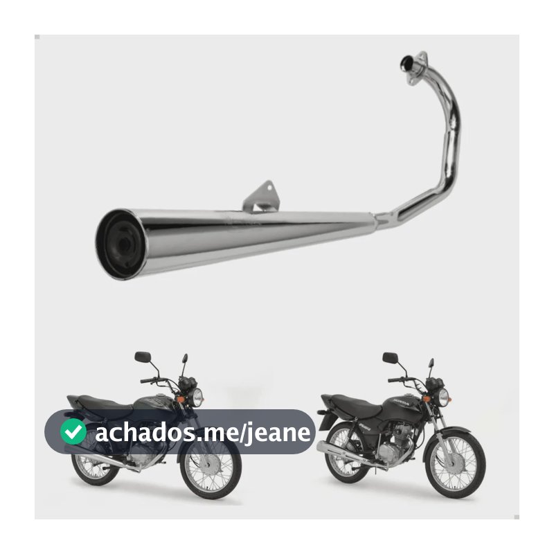 Escapamento Titan 125 Es 2000 A 2004 Cromoforte Cf-es158hc