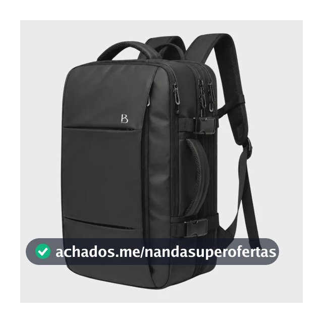 Mochila Viagem Expansível Executiva Notebook Antifurto 40 L