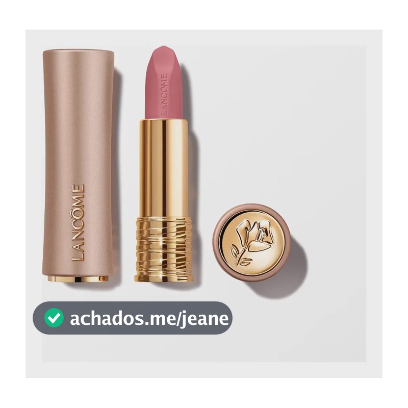 Batom Semi Matte, 320 Hush Hush , L'Absolu Rouge Intimatte, Lancôme, 3,4g