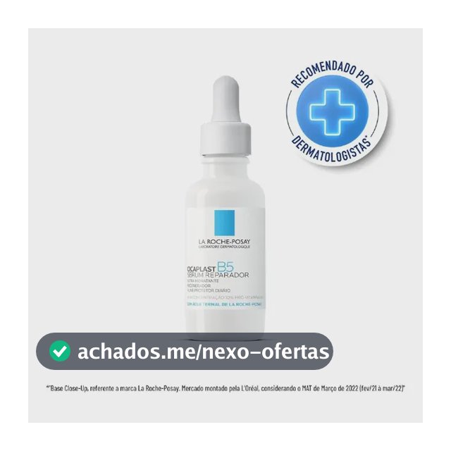 Cicaplast B5 Sérum 30ml La Roche posay Momento de aplicação Dia Noite Tipo de pele Todo tipo de pele